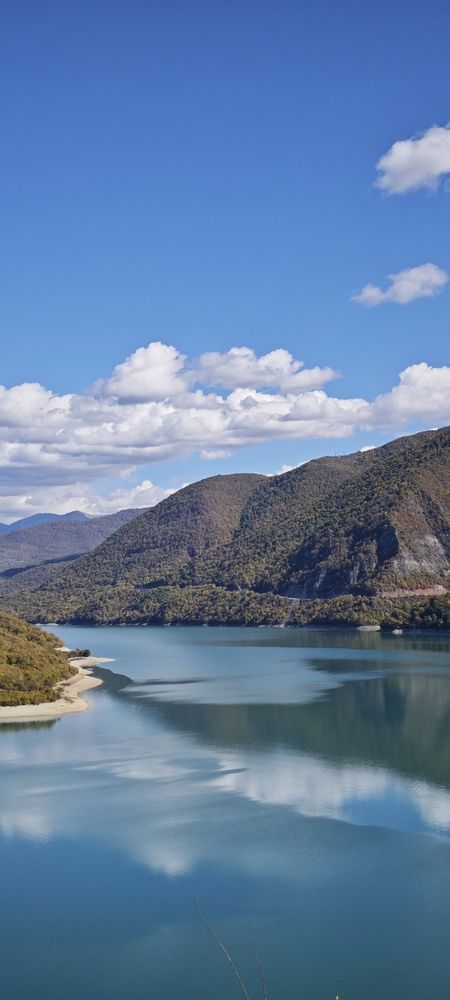 Грузия. Жинвальское водохранилище