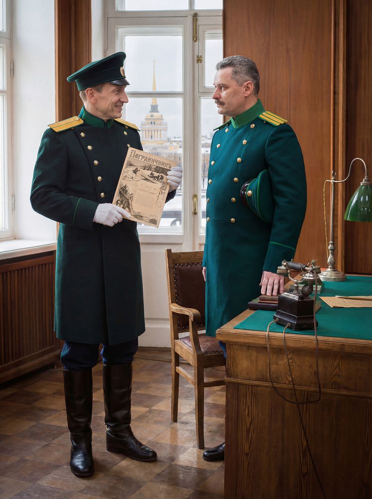 Выход первого номера журнала \"Пограничник\". 1906 год