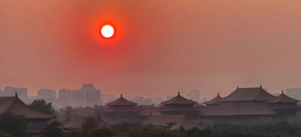 Sunset at Beijing