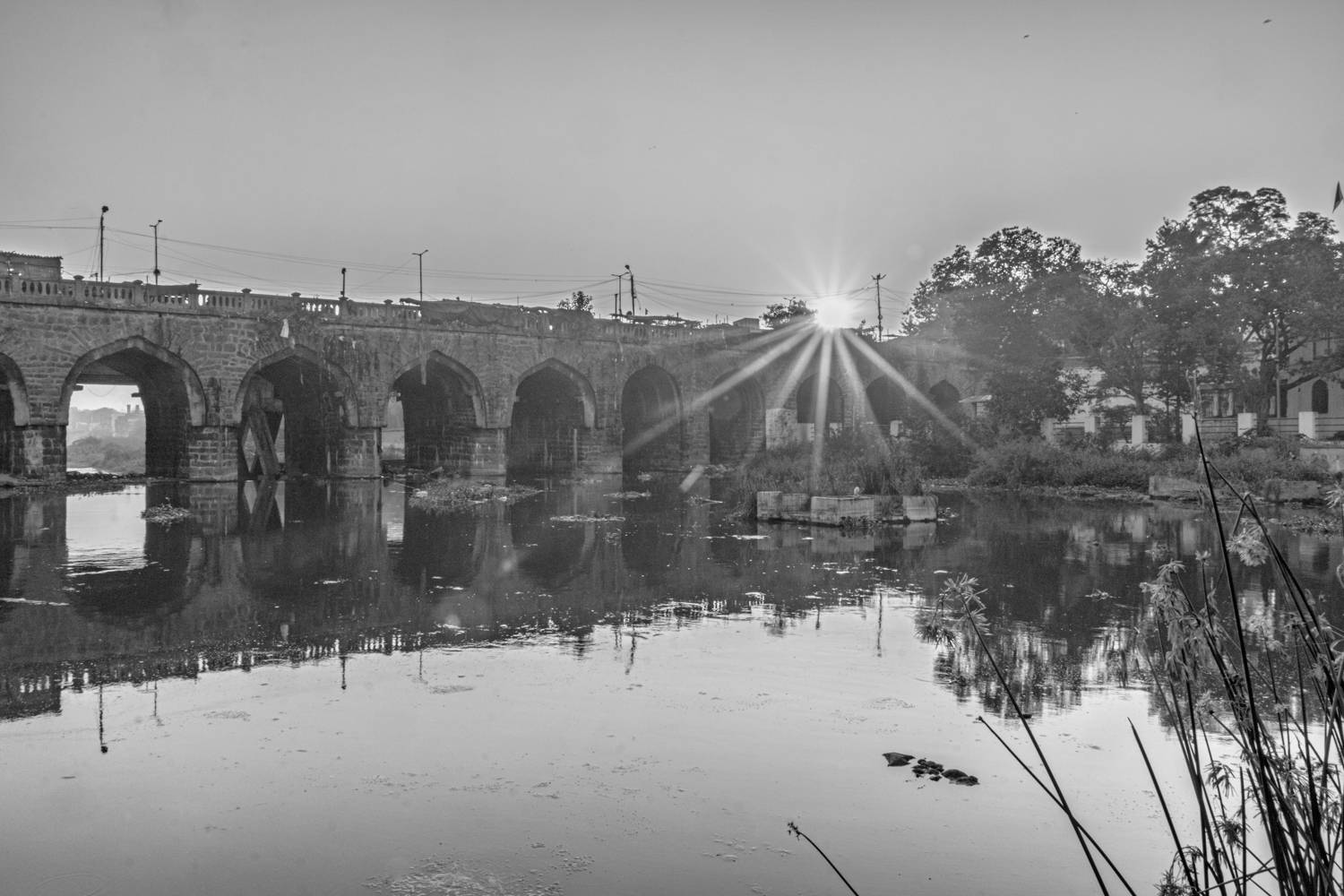 Old Bridge\'s Morning Glory