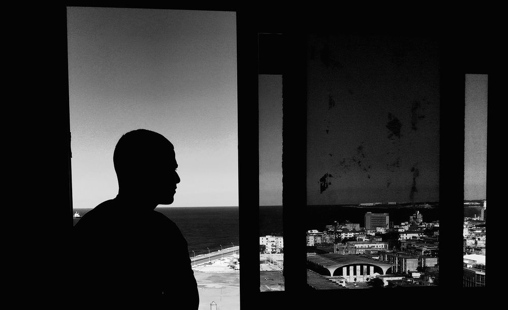 Retrato en la ventana