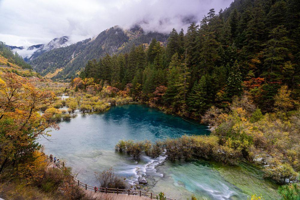 Jiuzhai Valley National Park Autumn