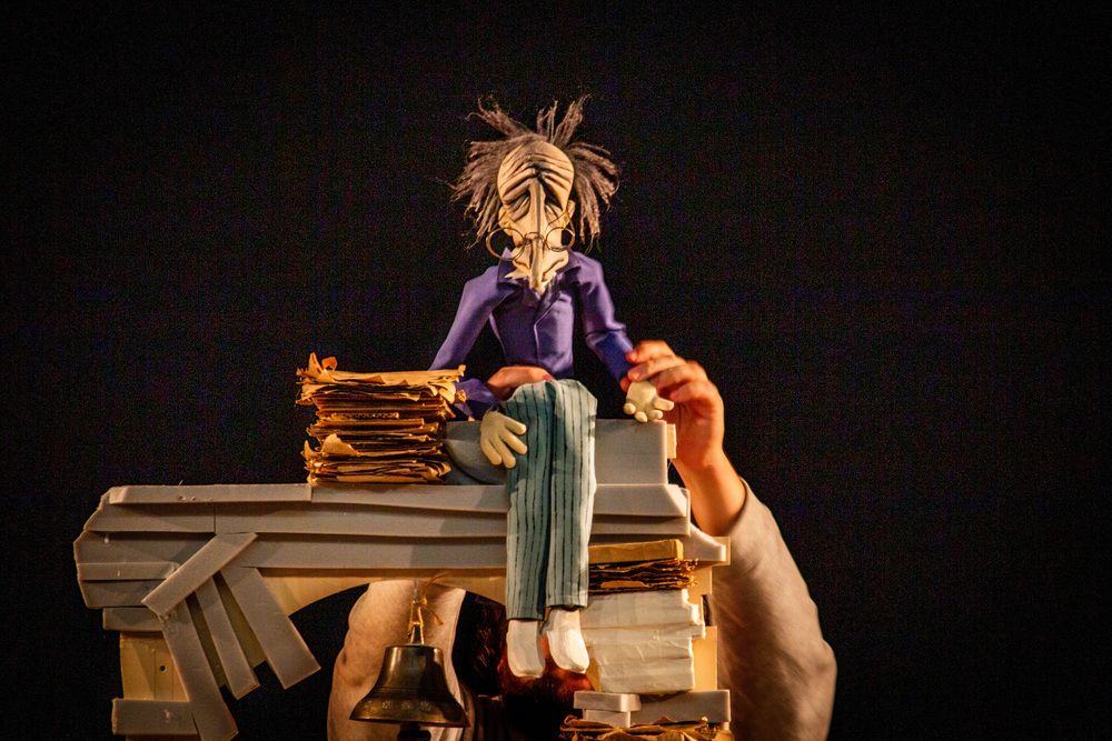 Репетиция в театре кукол