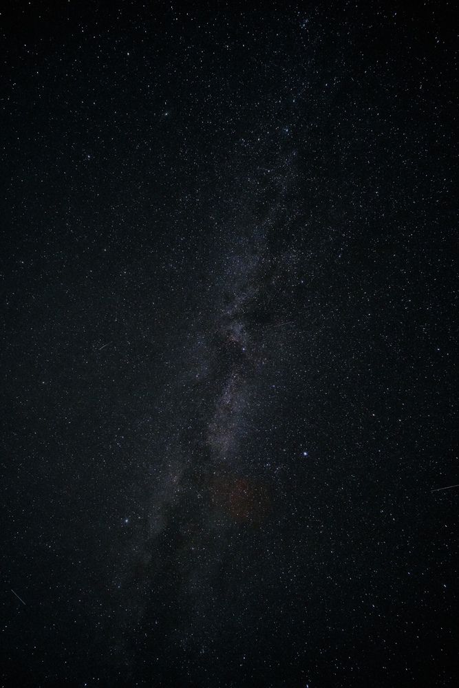 the milky way above my head.