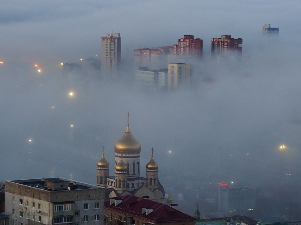 Владивосток туманный.