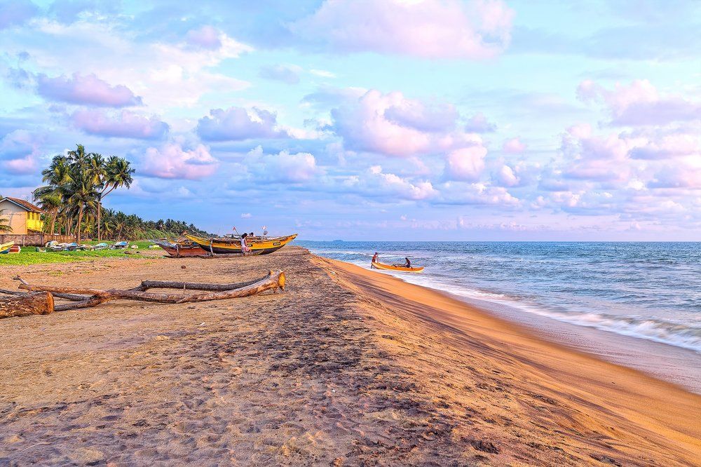 Океан перед закатом.