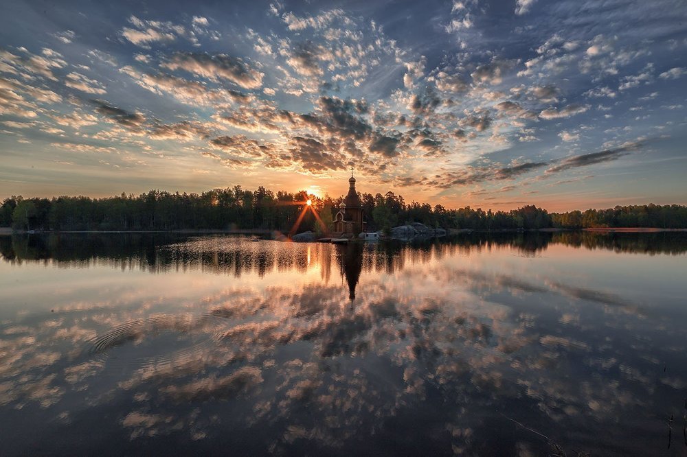 Храм Апостола Андрея Первозванного на Вуоксе...