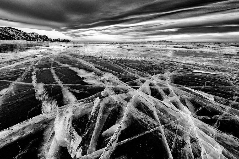 Закат на Байкале