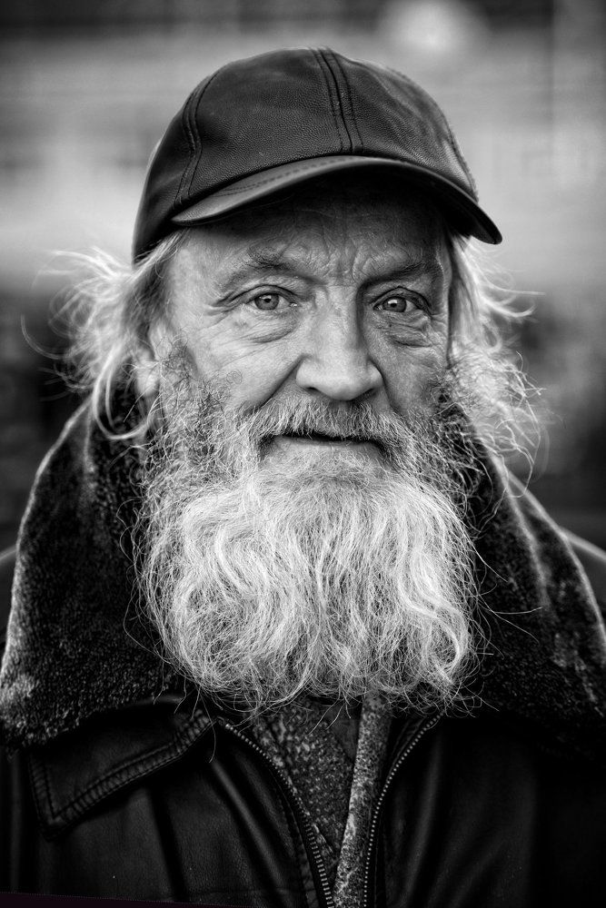 Портрет седого мужчины / Old man portrait