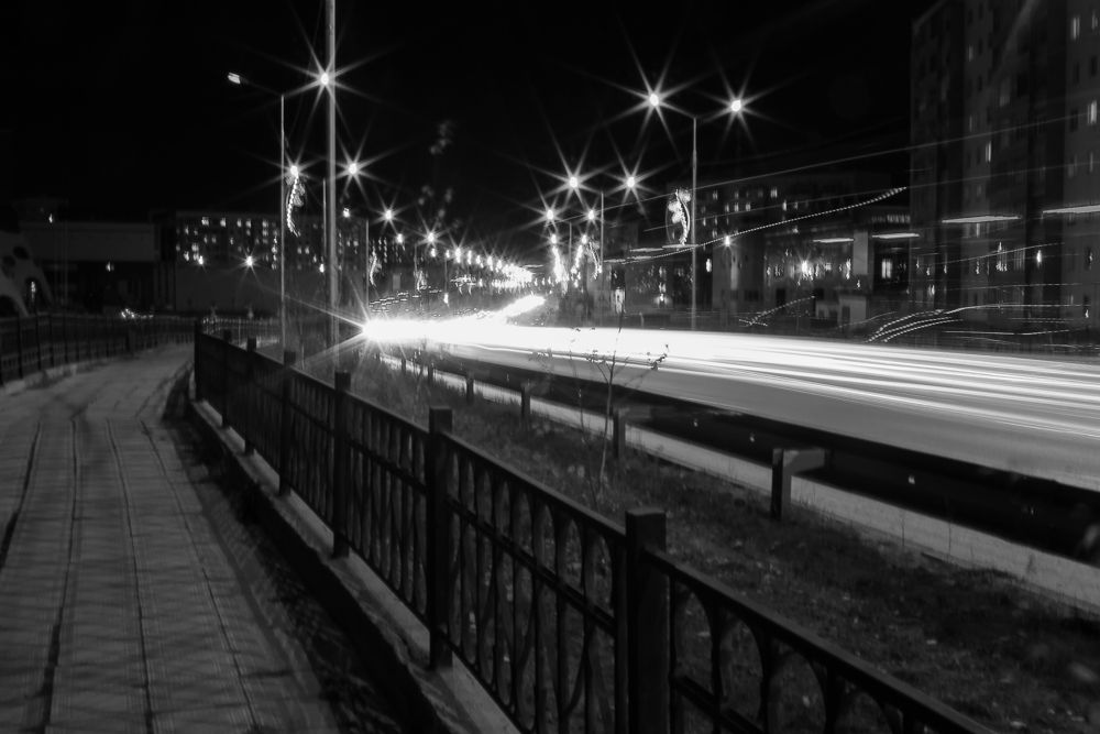 Ночная улица.