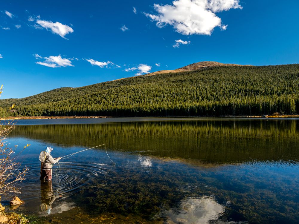 Fishing girl