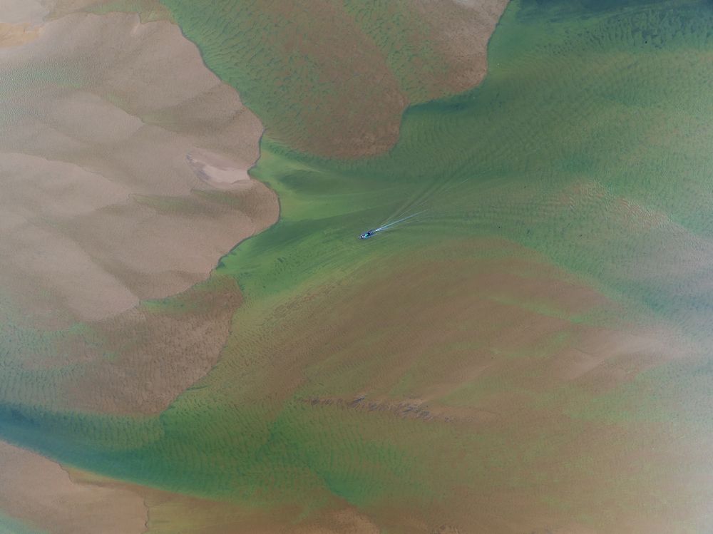 The color of earth and water