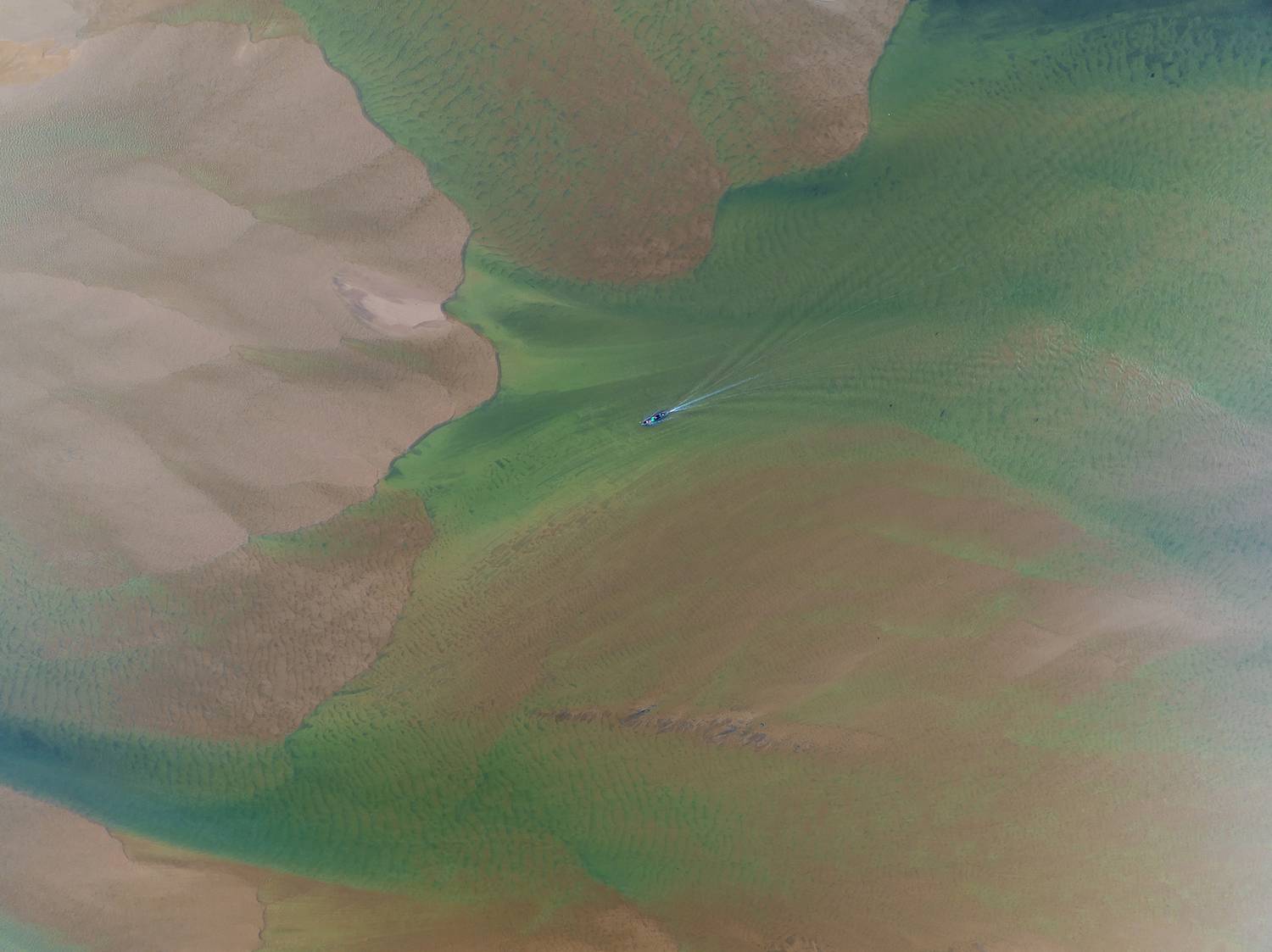 The color of earth and water