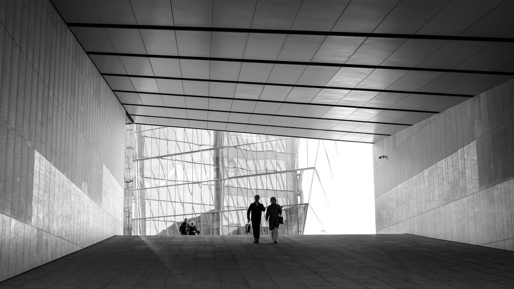 Вход на территорию Лахта центра.