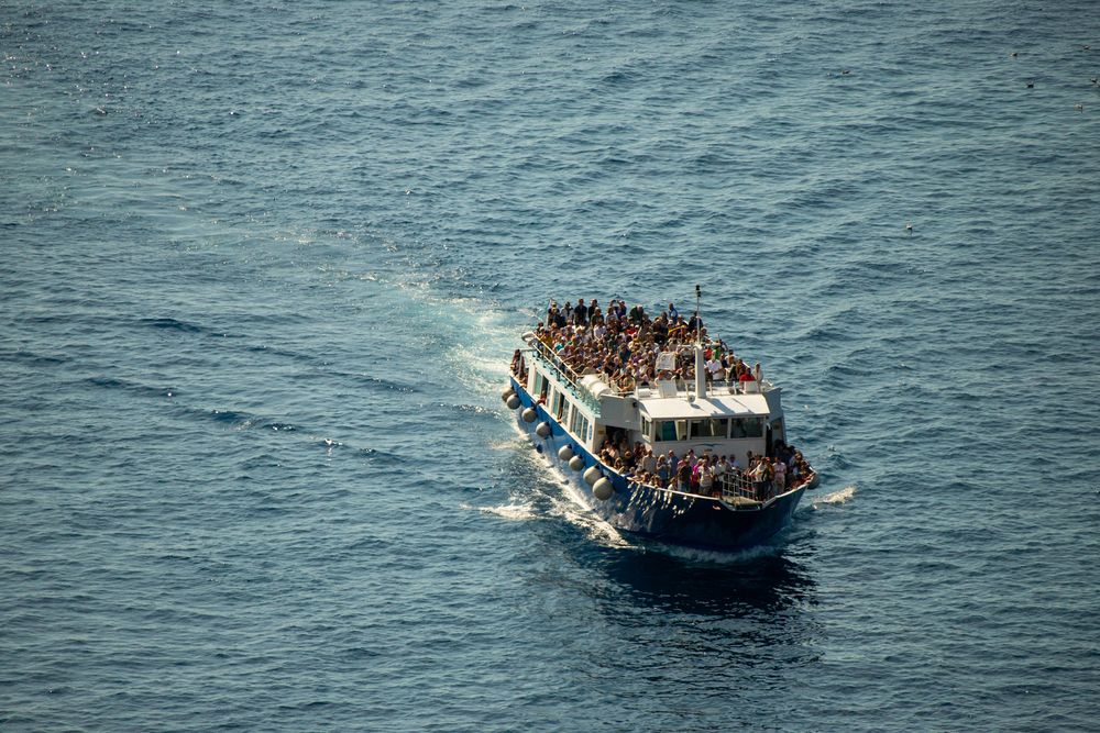Tourists of Manarola