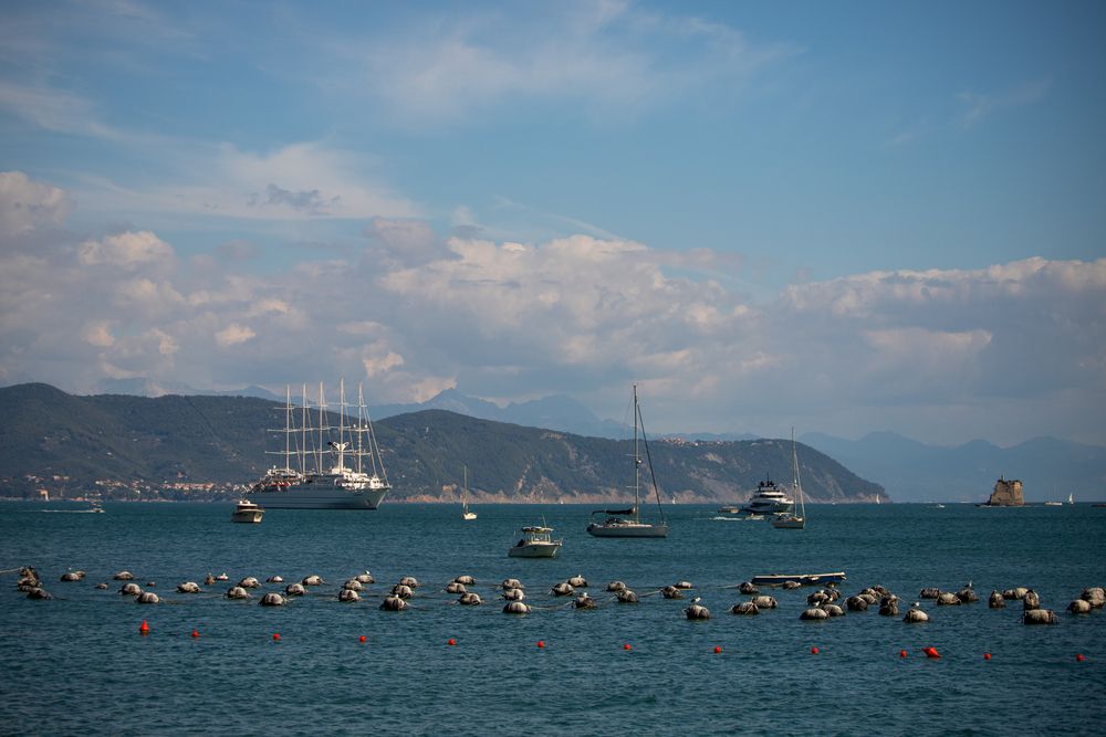 Sailing in Porto Venere