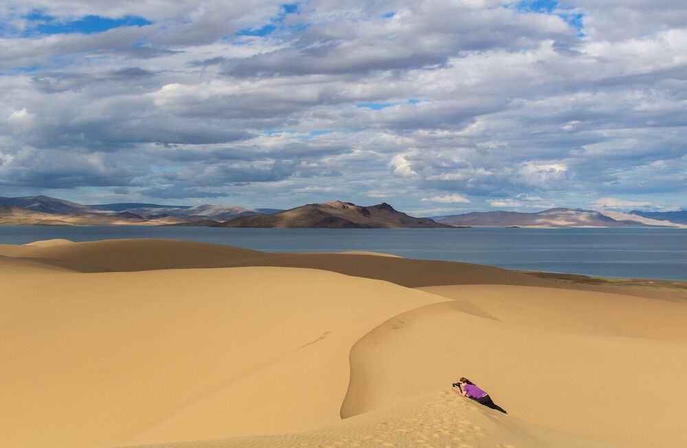 Озеро в пустыне