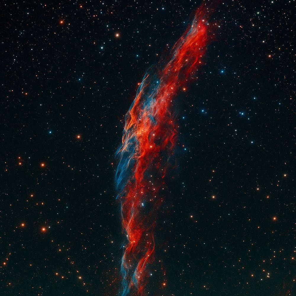 Туманность Щука, NGC 6992