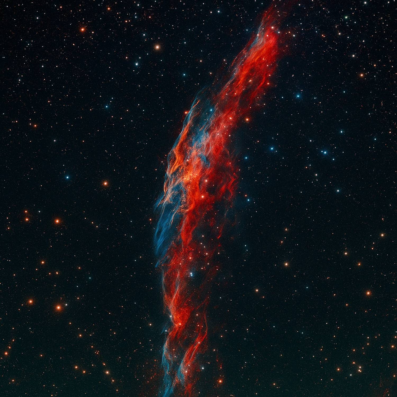Туманность Щука, NGC 6992