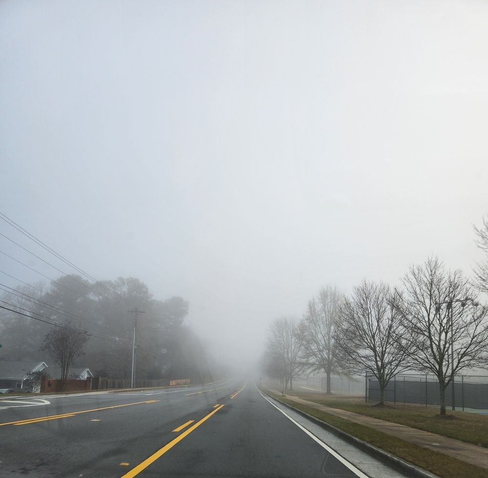Fog roads