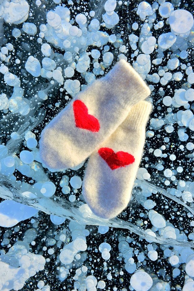 Пузырьки на озере Байкал