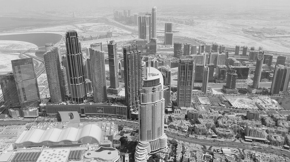 Вид на город со 124 этажа.