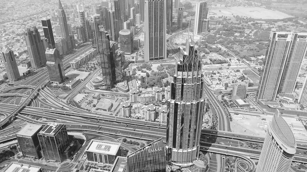 Вид на город со 124 этажа.