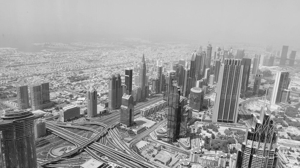 Вид на город со 124 этажа.