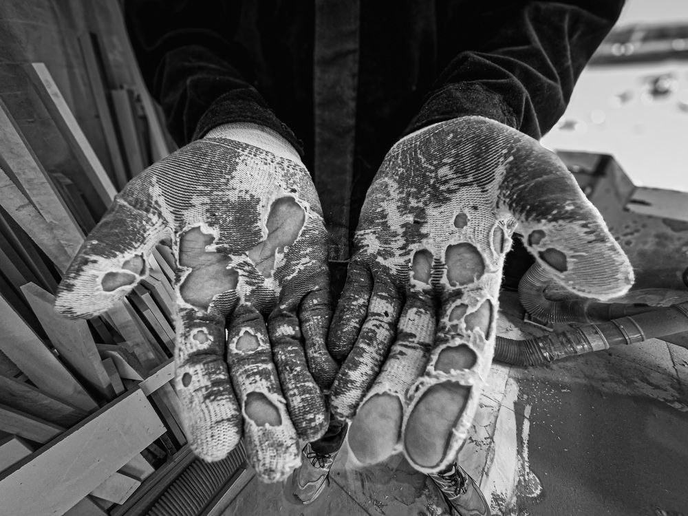 Workers hands