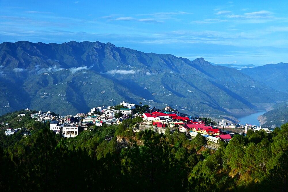 Hill Town Amidst the Himalayas