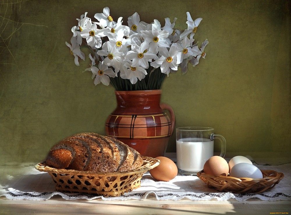 Утро в деревне.