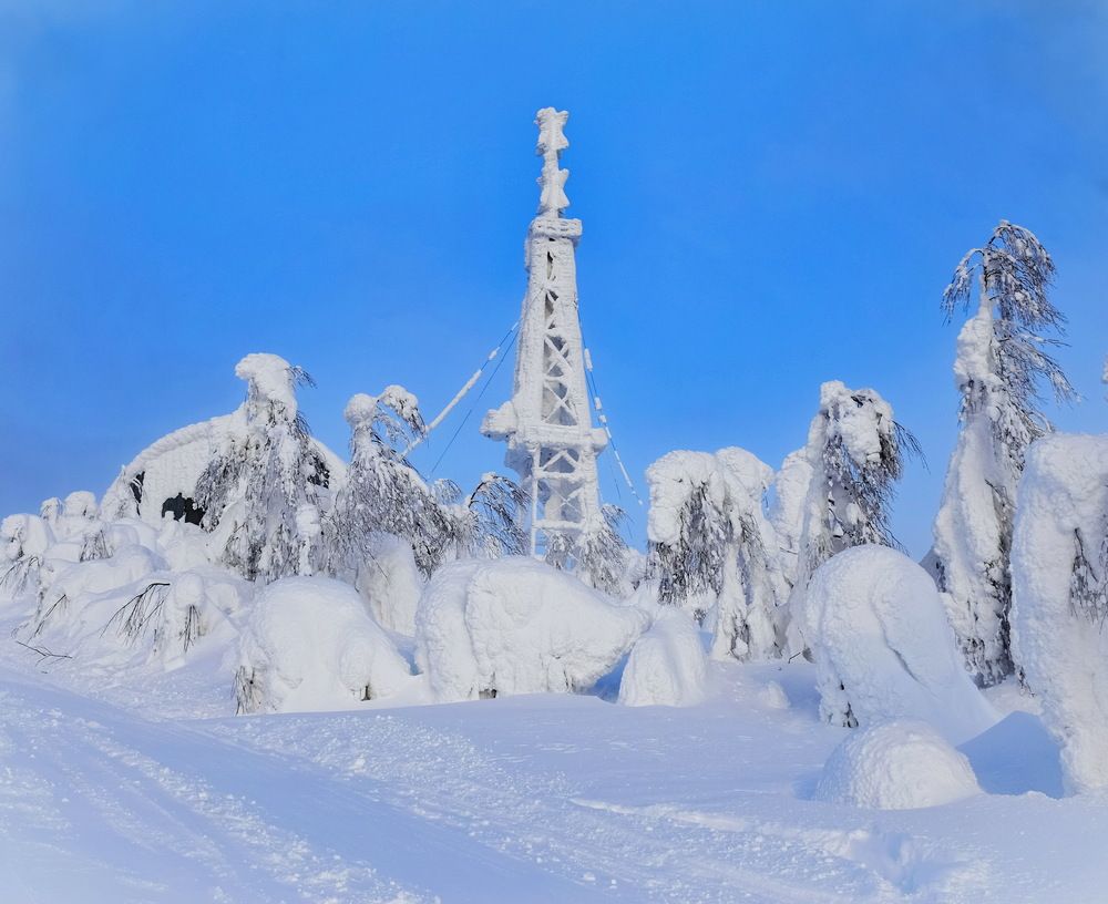 На вершине горы Полюд.