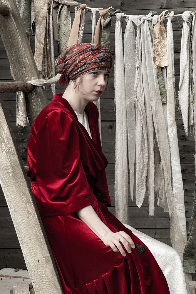 Red Dress in a Quiet Place