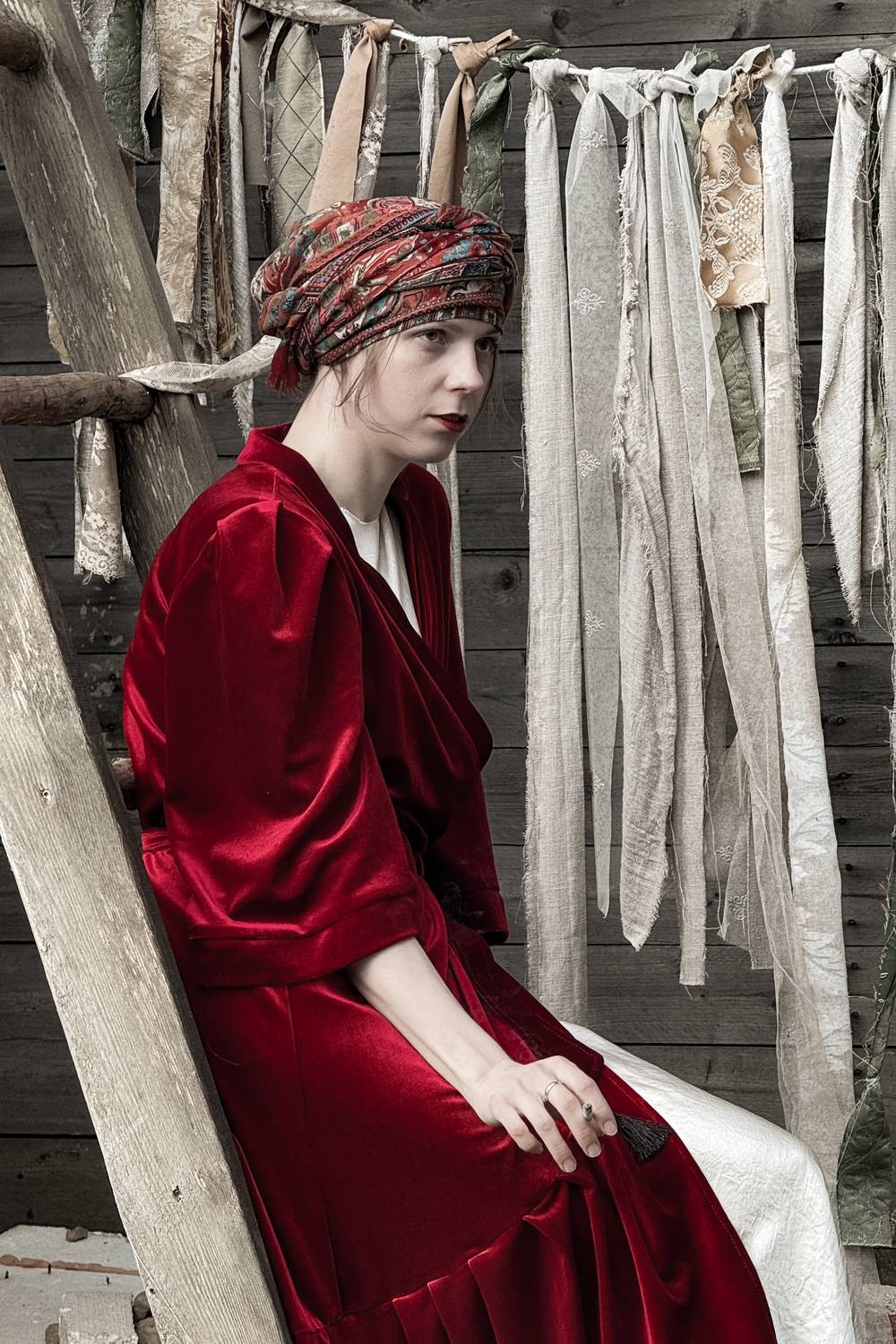 Red Dress in a Quiet Place