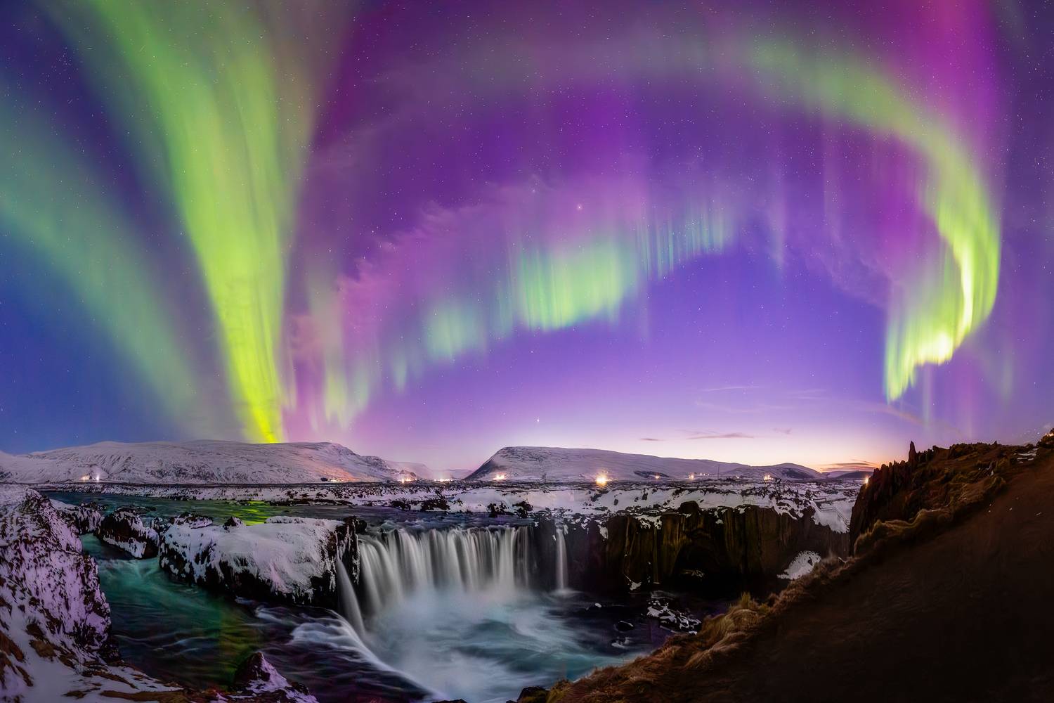 purple Godafoss
