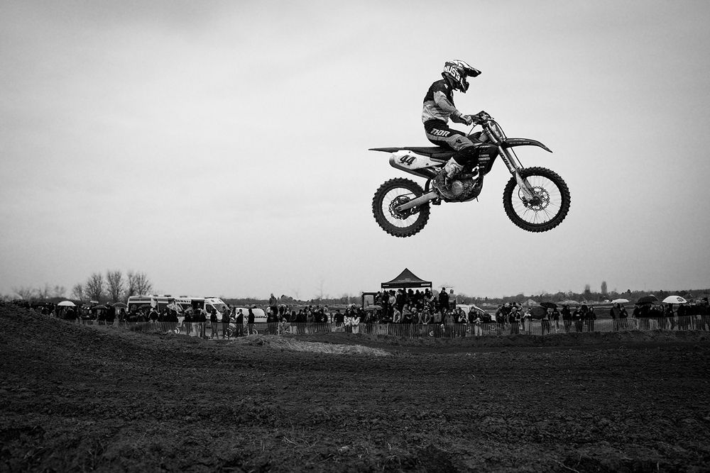A motocross rider