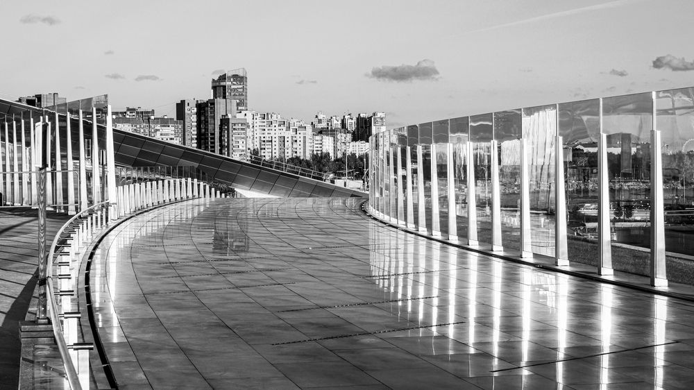 На территории Лахта центра.