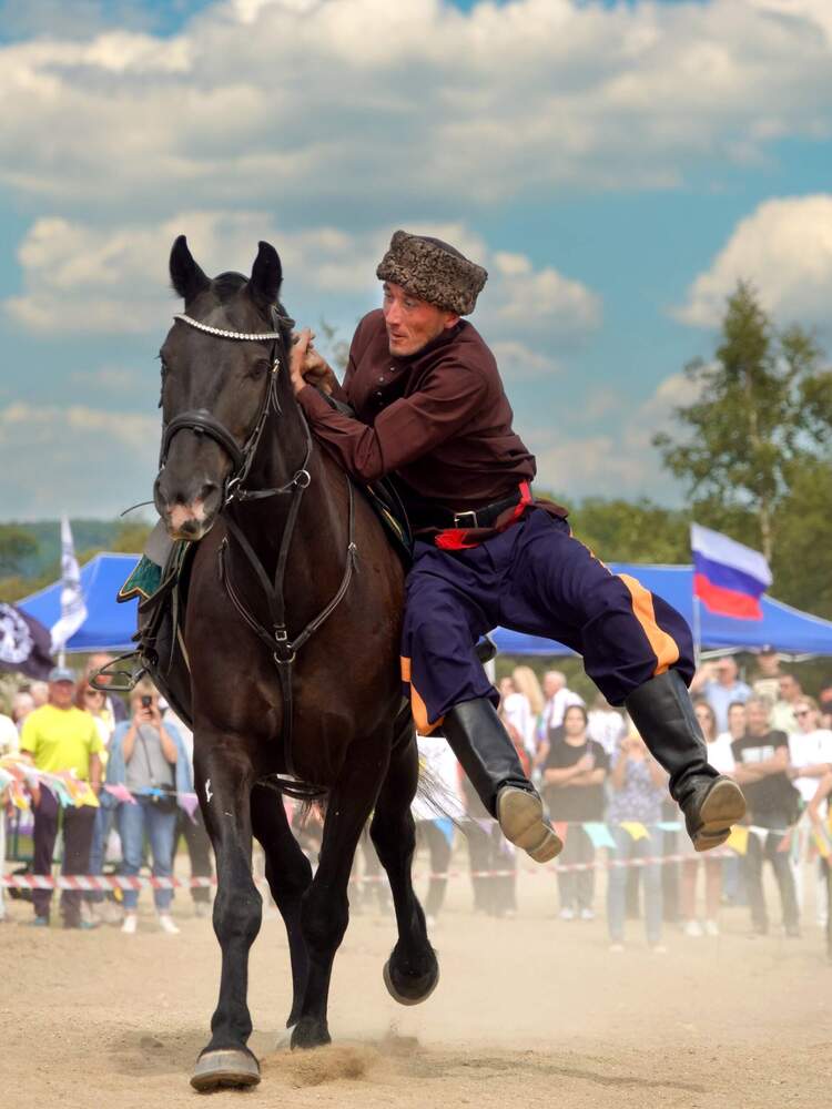 Джигитовка.