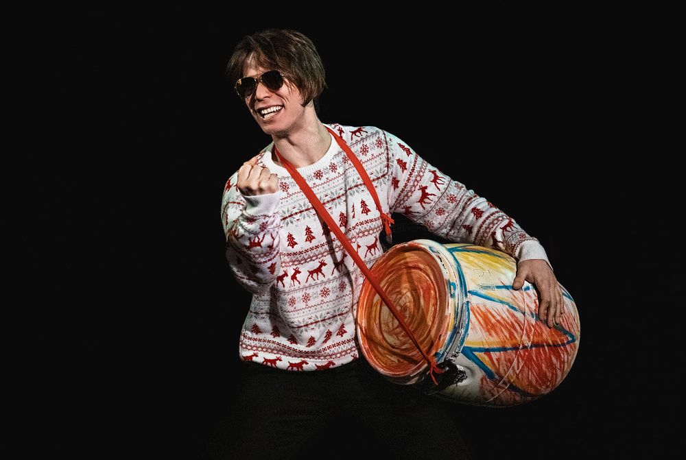 Большой пузатый барабан