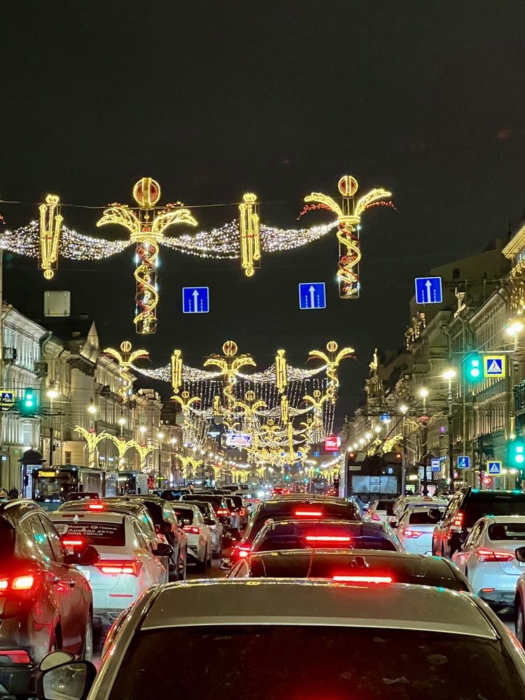 Новогодние пробки
