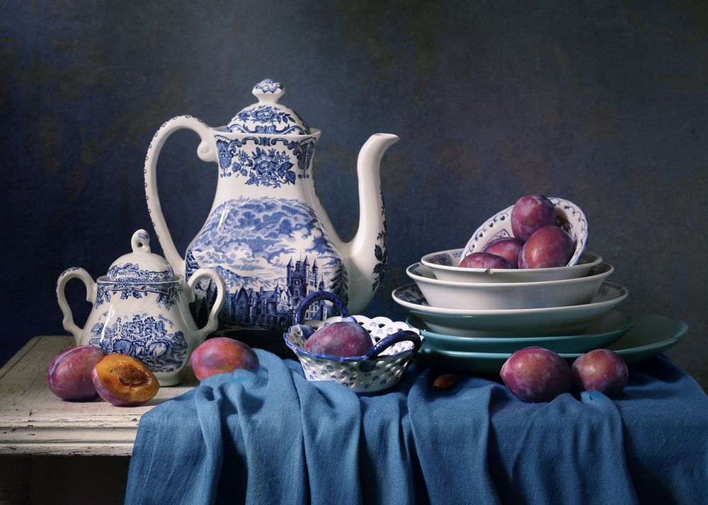 На чайном столике