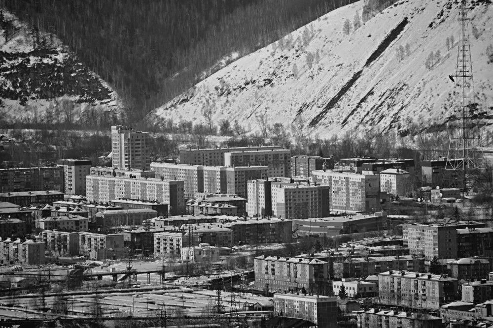 Междуреченск с высоты птичьего полета