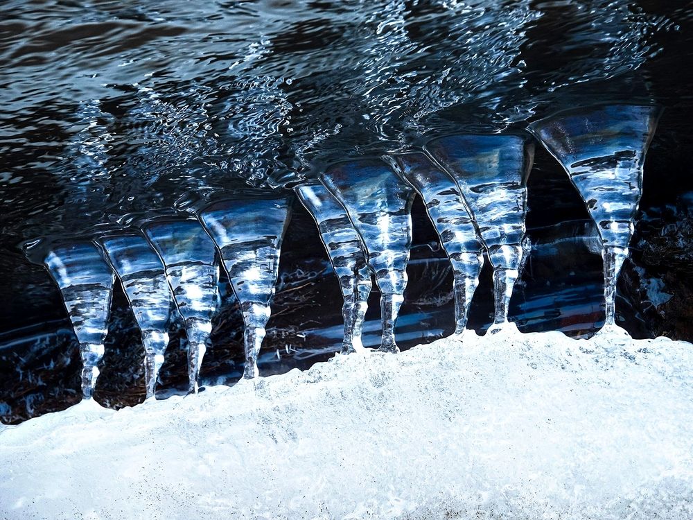 Ледяные бокалы.