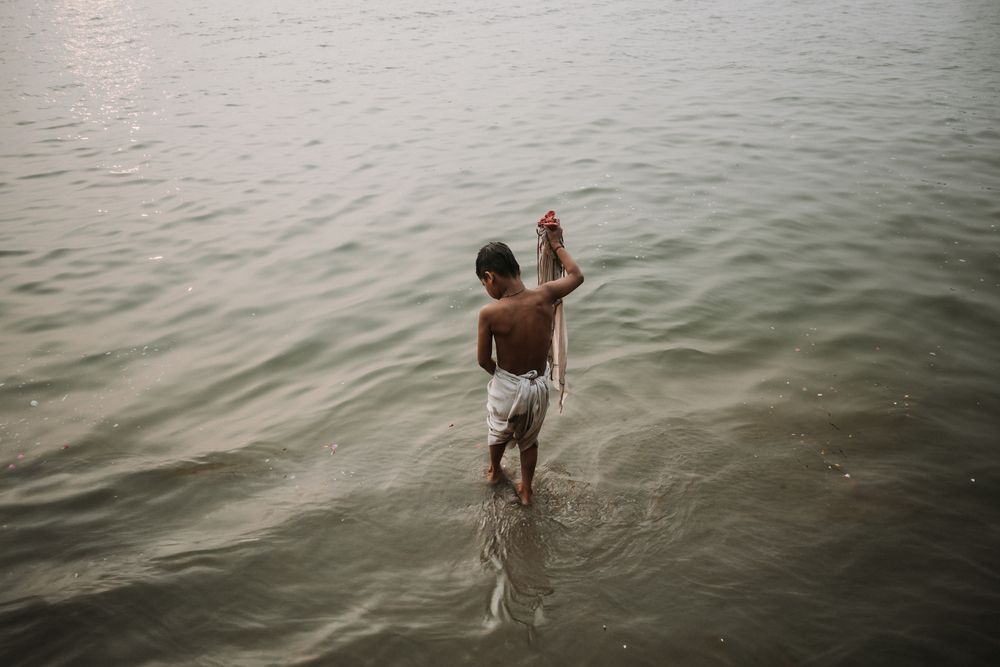 Morning rituals in Varanasi