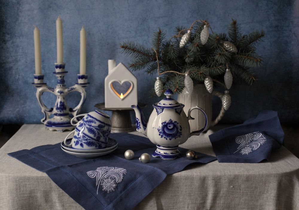 Декабрьский синий вечер