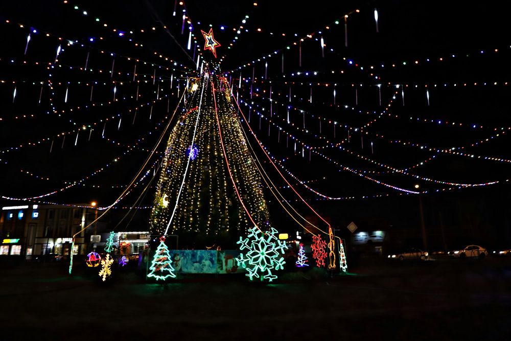 Елка в Трусовском районе.