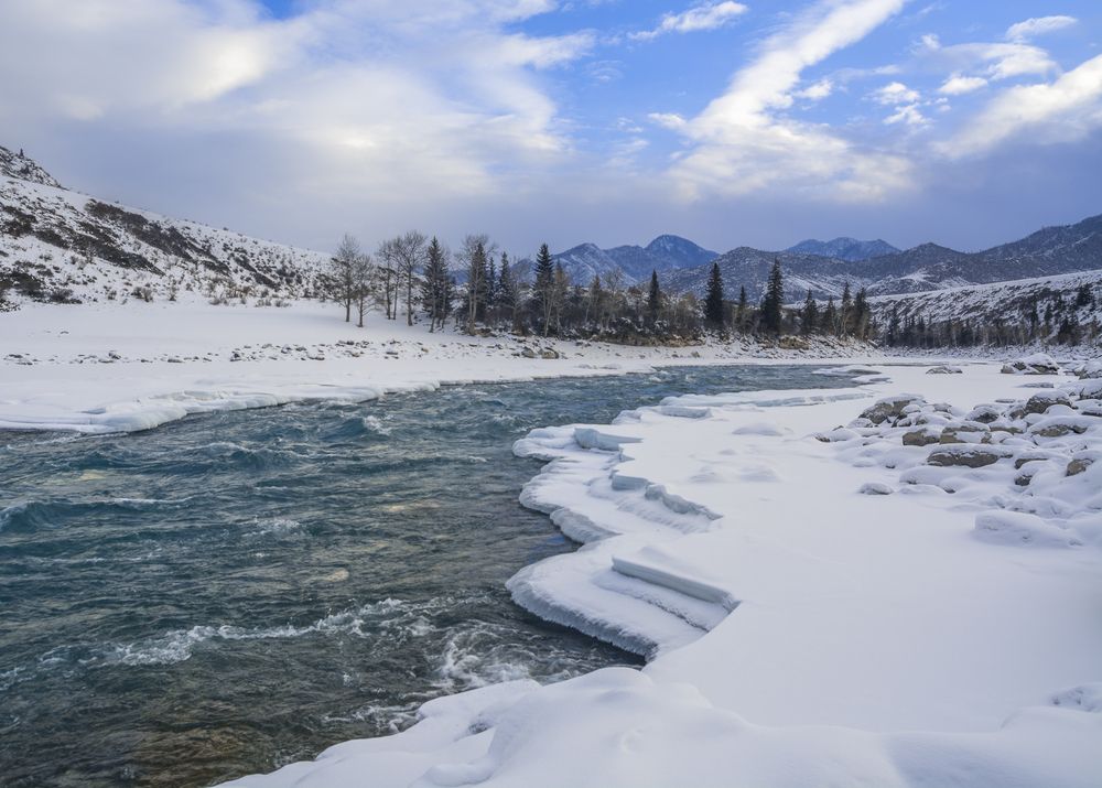 Зима на Алтае
