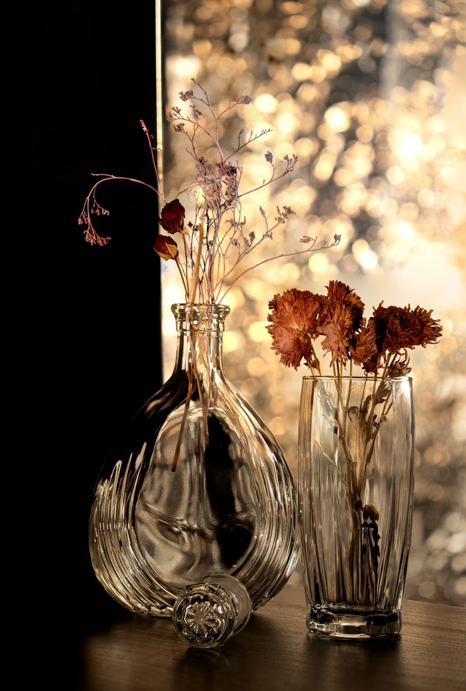 Вечерний натюрморт со стеклом
