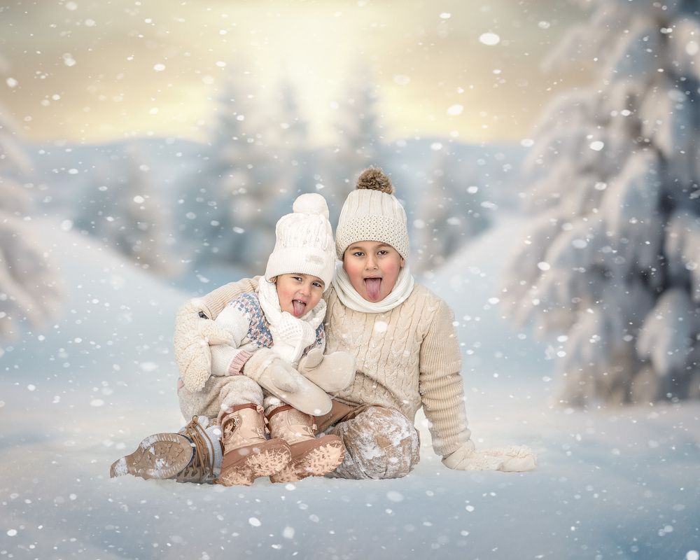 laughter & snow