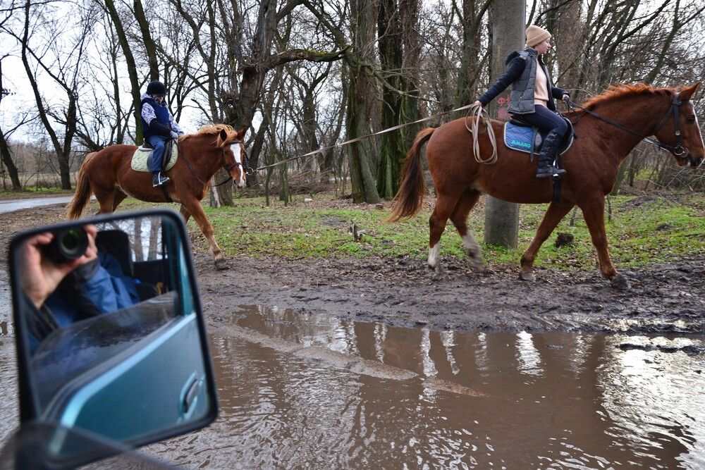 Зимняя распутица или почти сЕлфи )
